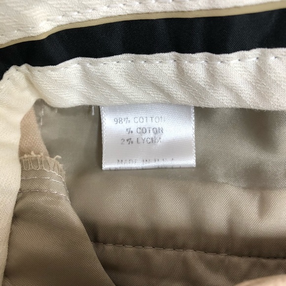 Theory Cropped Khaki Beige Pants Size 2 - Picture 4 of 4